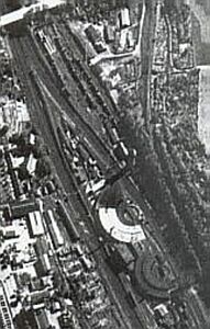 das Bw aus der Luft anfangs der 50er ...