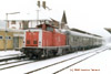 212 015 in Wiebelsbach-Heubach am 30.12.96 mit 6676 Wieb.Heubach-Hanau